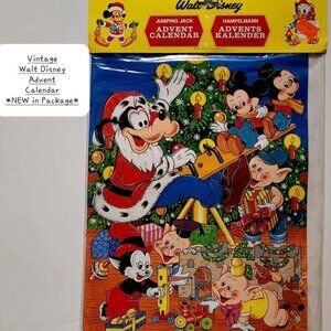 Vintage Walt Disney Advent Calendar *NEW in Package*